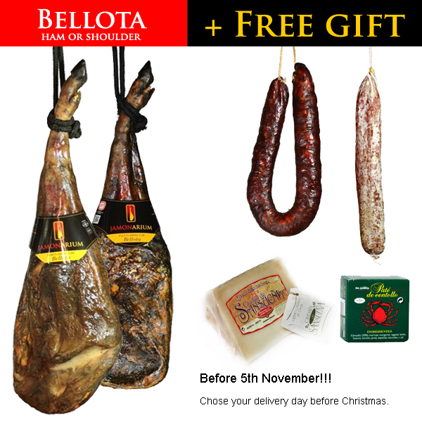 Get a FREE PACK on your Bellota for Christmas Only for purchases before 5th Nov!!!