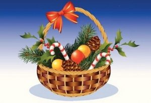 Where does the idea of Christmas Hampers come from?